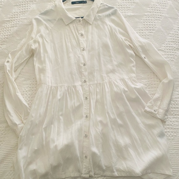 SPORTSGIRL LONGSLEEVE SHIRT DRESS - SIZE 10 - EXCELLENT CONDITION - Picture 6 of 9